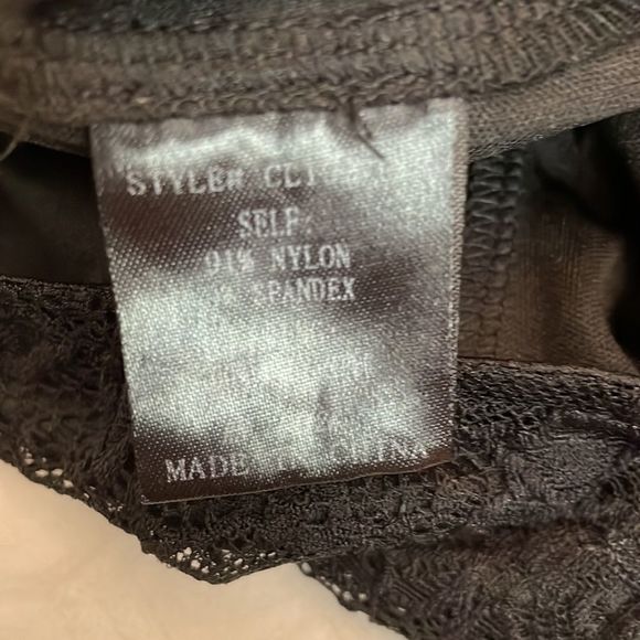 NWT Beautiful black lace camisole size 2X - Picture 5 of 5